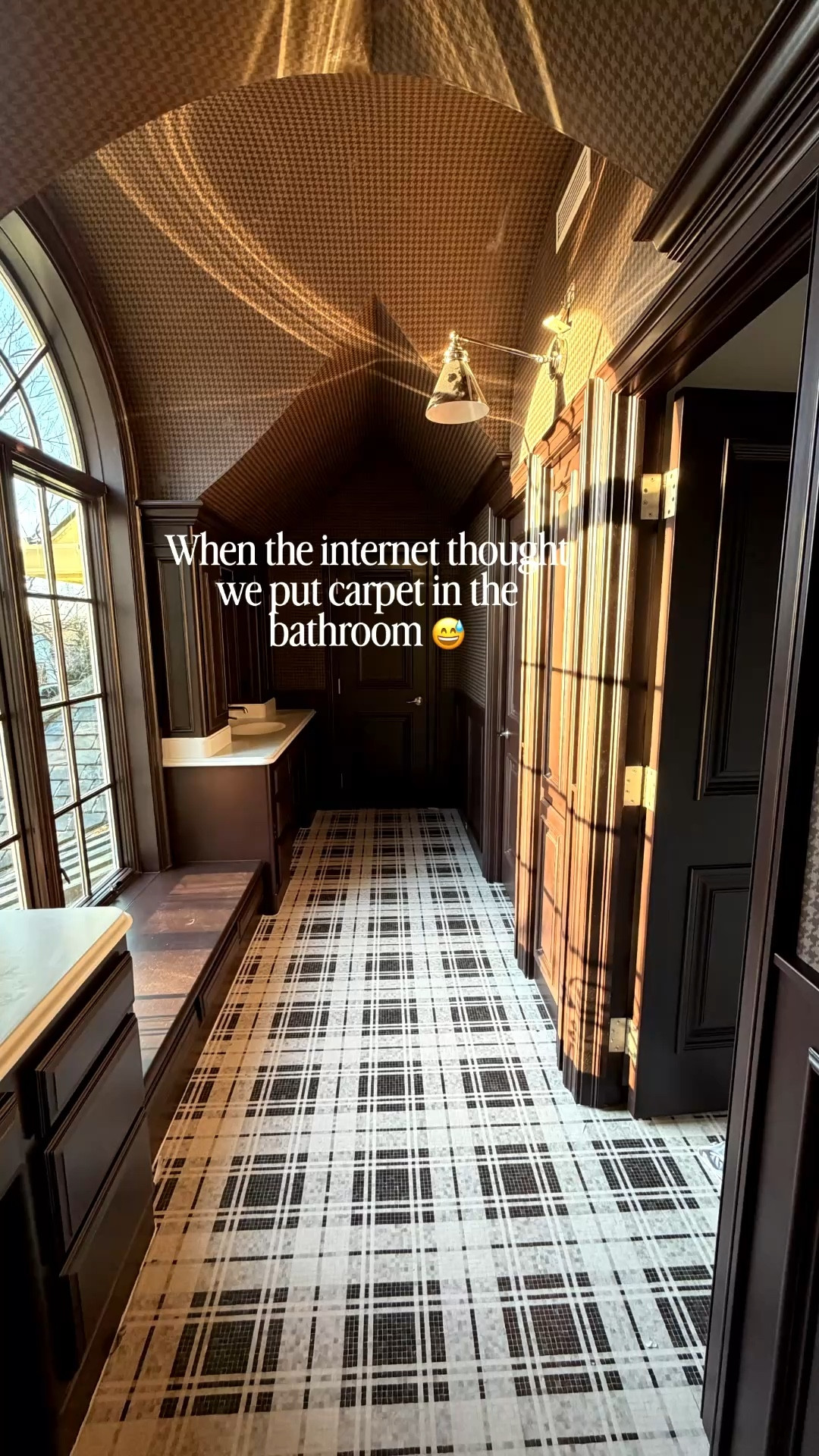 My favorite tile in the whole house! Would you install this tile in your home?

Tile is AKDO Balmoral Plaid in Dark Olive 

#LTKHome #LTKstorytime #LTKmomlife