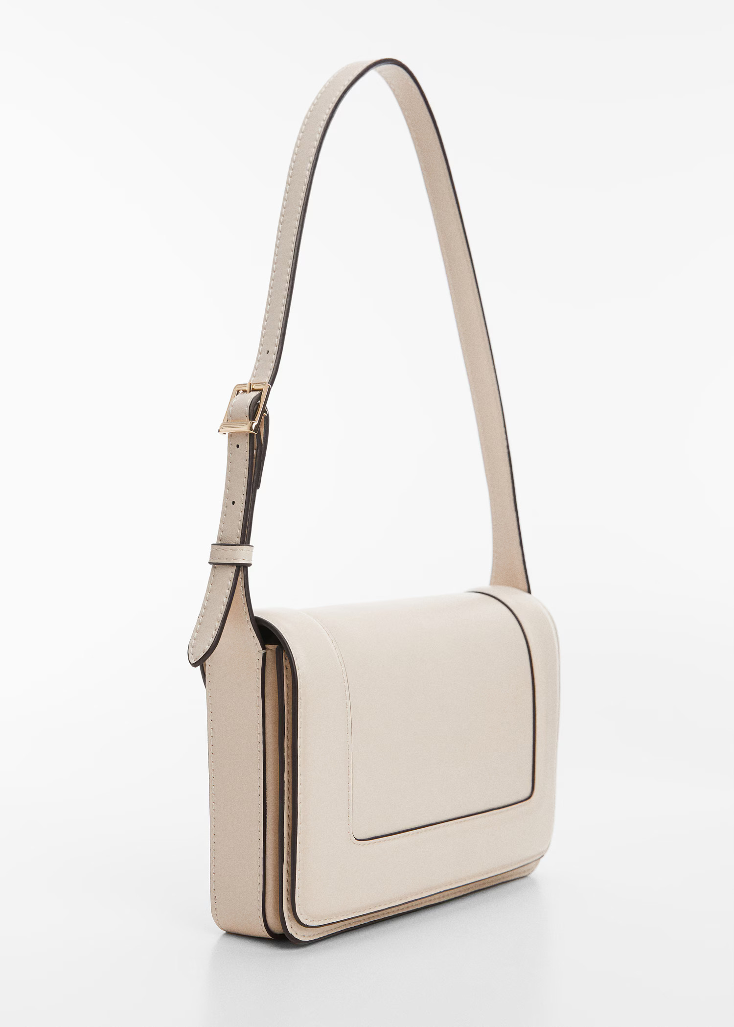 Crossbody bag with flap - Woman | MANGO USA | MANGO (US)