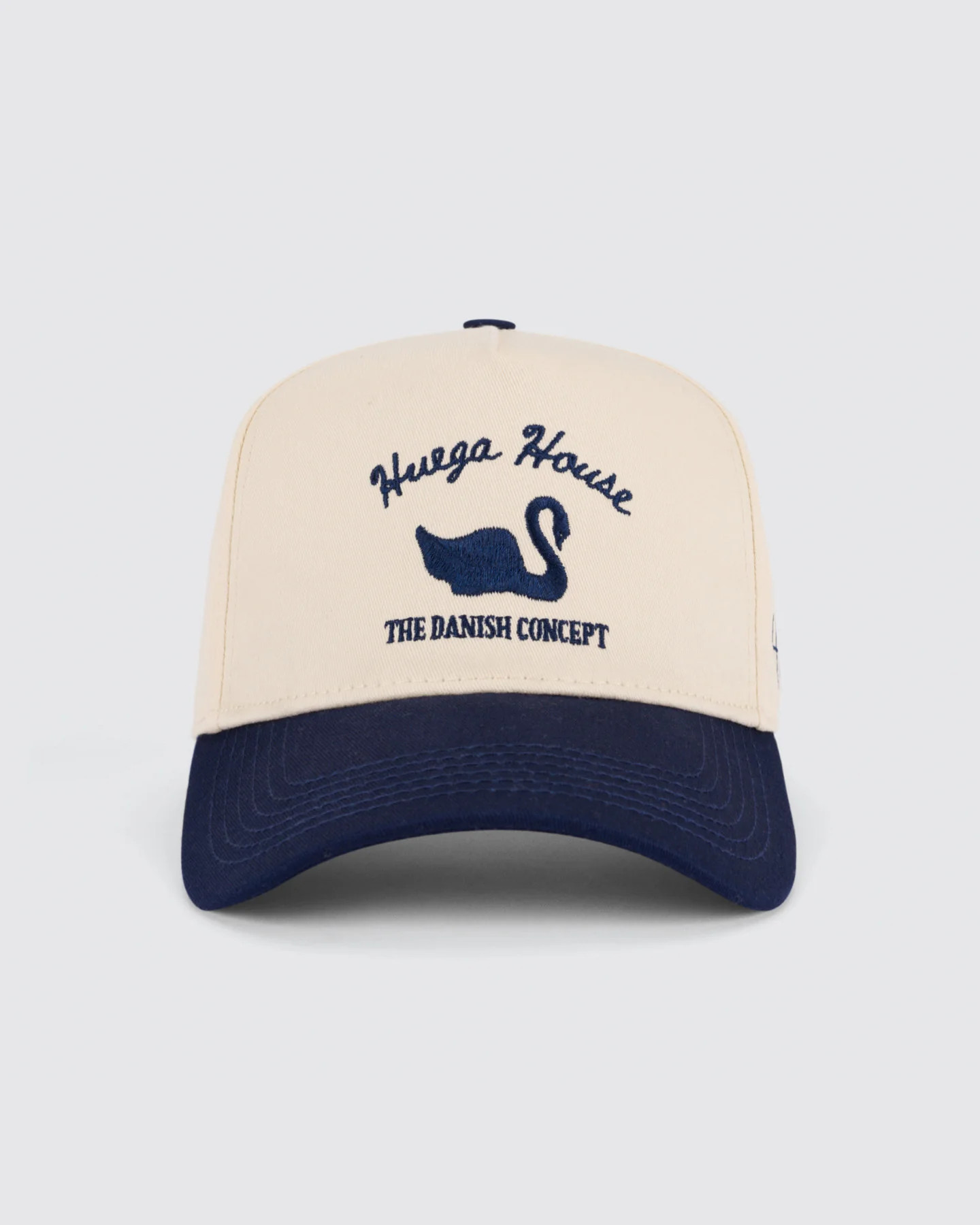 Vintage Swan | Navy & Natural Hat | Huega House