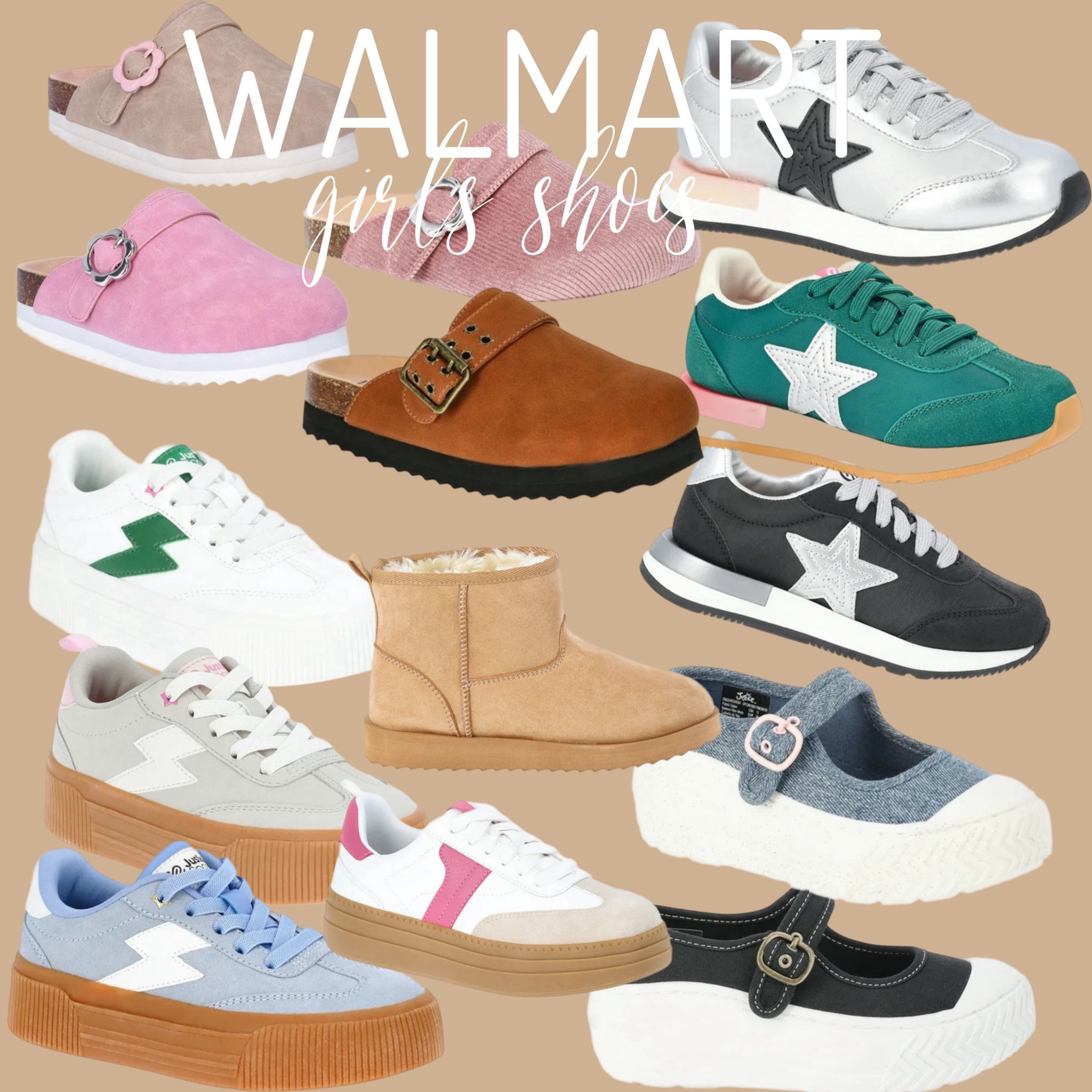 girls shoe finds at Walmart for fall 🍂