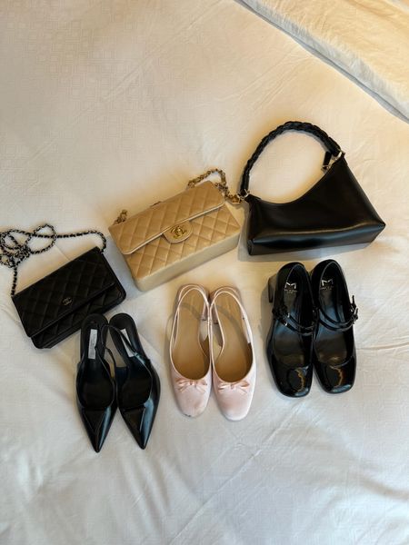 Shoes & bag pairings! Use code MAXIE20 to save 20% off anything from Marc Fisher

Style hacks, style tips, cute bags, handbags, slingback heels, slingback mules, slingback ballet heels, ballet heels, Mary janes, short heels, aupen nirvana bag, Chanel, reformation, Marc fisher, black hand bag, beige handbag, pink heels, pink shoes, pink mules, black heels, black shoes, black mules, shoe aesthetic, style aesthetic, ballet aesthetic, downtown girl aesthetic, city girl aesthetic, New York aesthetic

#LTKitbag #LTKshoecrush #LTKstyletip