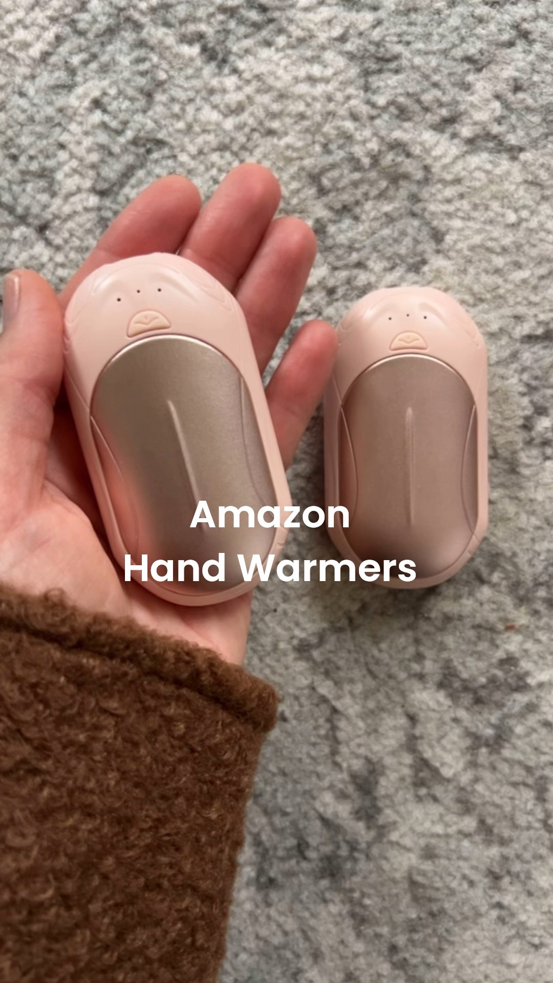 My sister gifted me these Amazon hand warmers and they really come in handy on cold days! Three settings. Rechargeable. #amazonfinds unique gift stocking stuffer

#LTKGiftGuide #LTKFindsUnder50