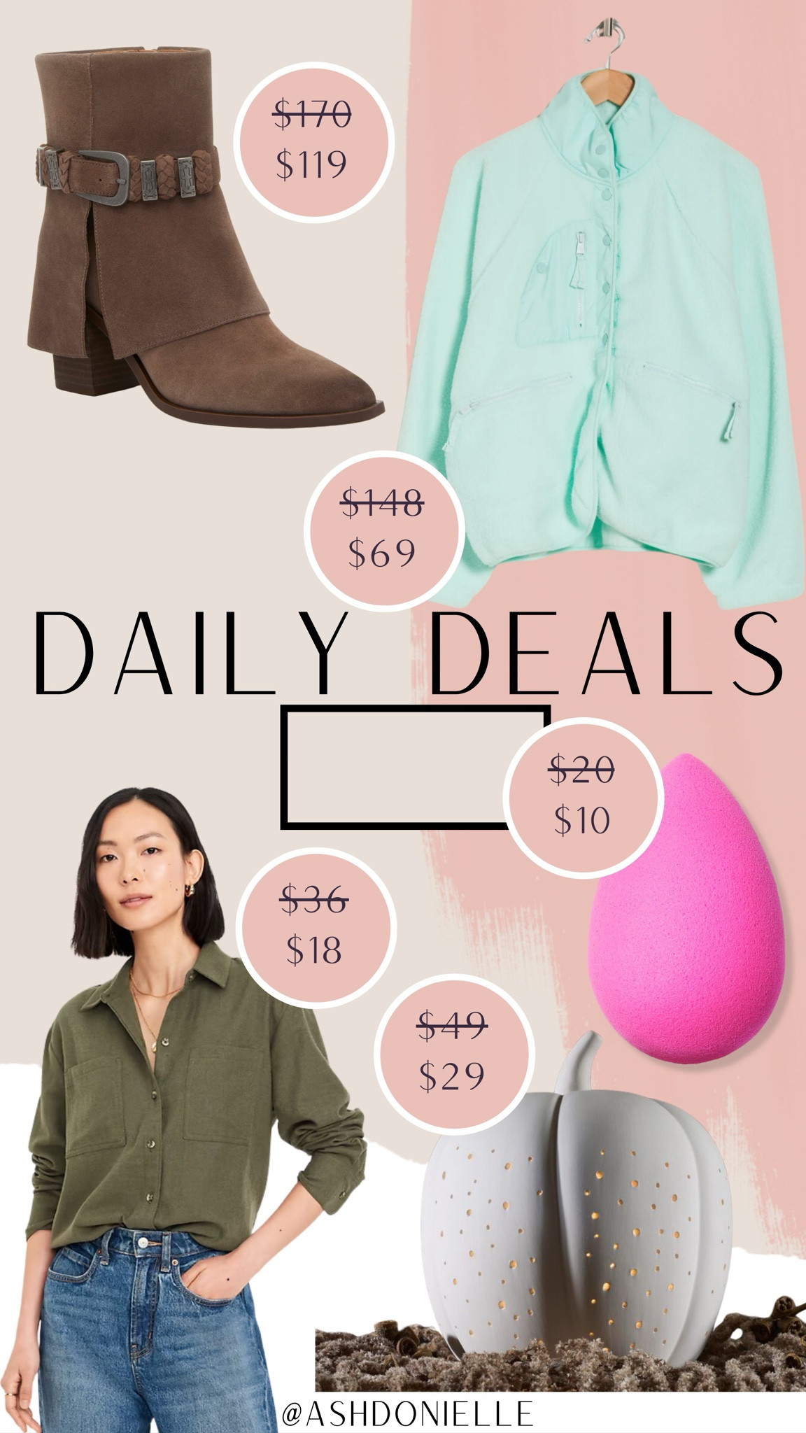 Daily Deals!

Daily deals, daily sales, fall fashion, bestselling beauty, fall shoes, fall home decor, fall sales

#LTKSeasonal #LTKStyleTip #LTKBeauty