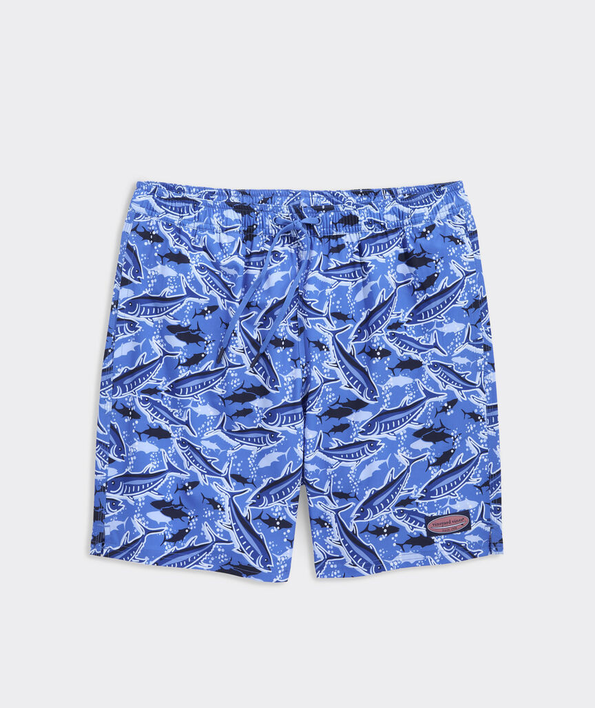 7 Inch Printed Chappy Swim Trunks | vineyard vines