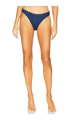 Good American Bikini Brief in Swim Denim Rinse001 from Revolve.com | Revolve Clothing (Global)