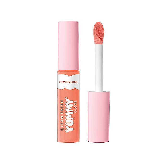 COVERGIRL Clean Fresh Yummy Gloss – Lip Gloss, Sheer, Natural Scents, Vegan Formula - Peach Out... | Amazon (US)