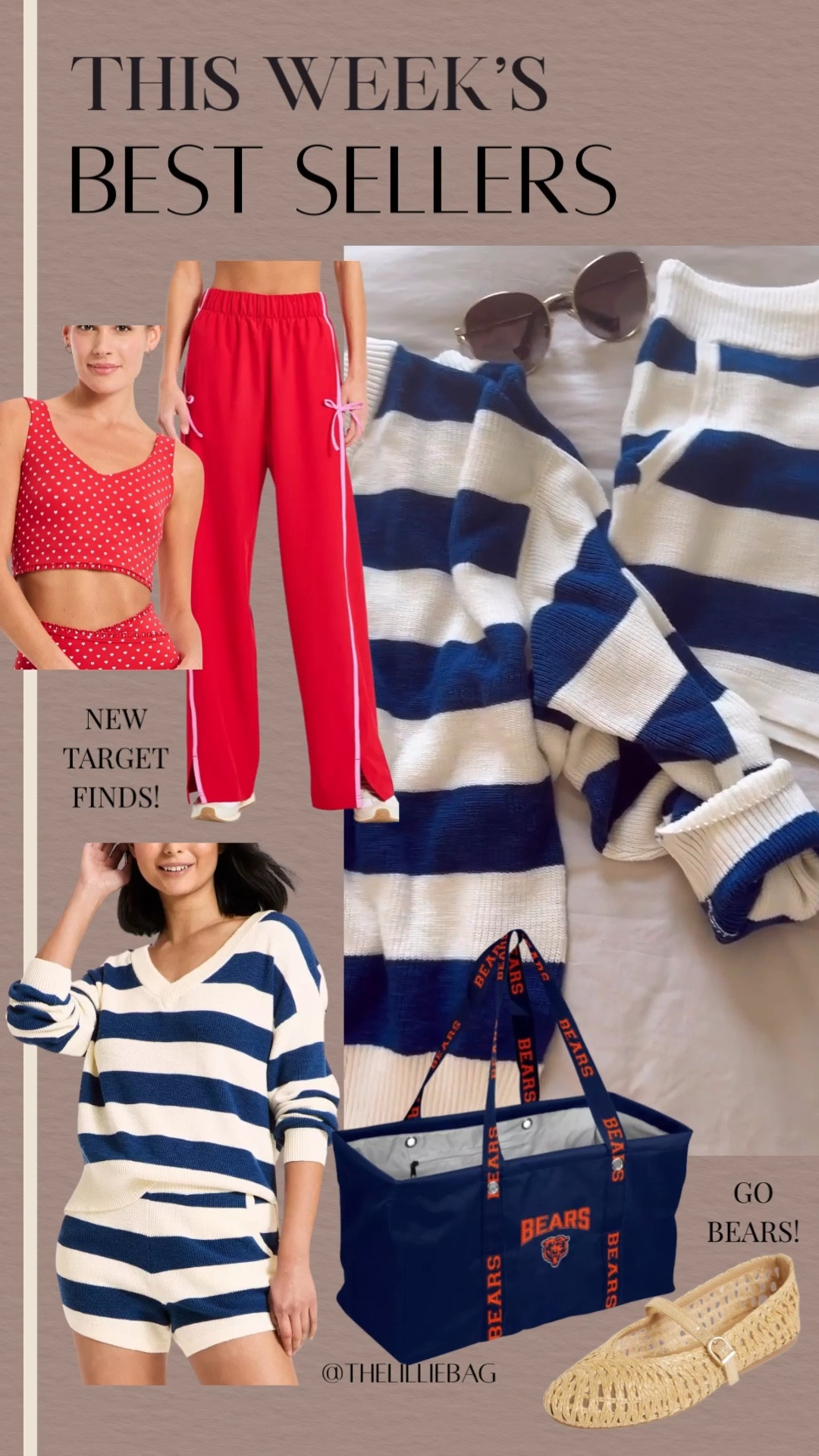 Best seller target finds! The striped set and bow pants! These target new arrivals are soooo good! 

#LTKSeasonal #LTKActive #LTKFindsUnder50