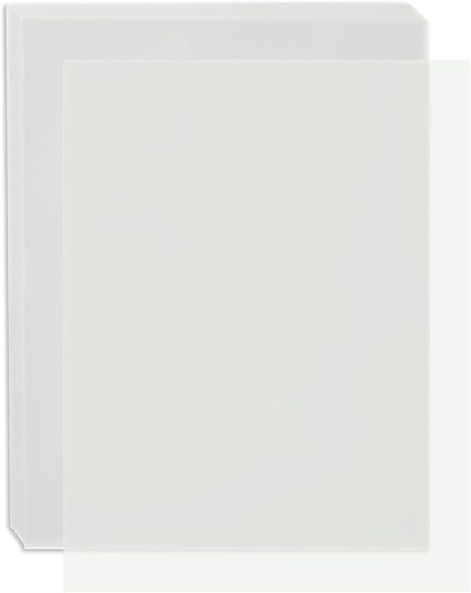 Translucent Vellum Paper, Printable for Invitations (8.5 x 11 in 100 Sheets) | Amazon (US)