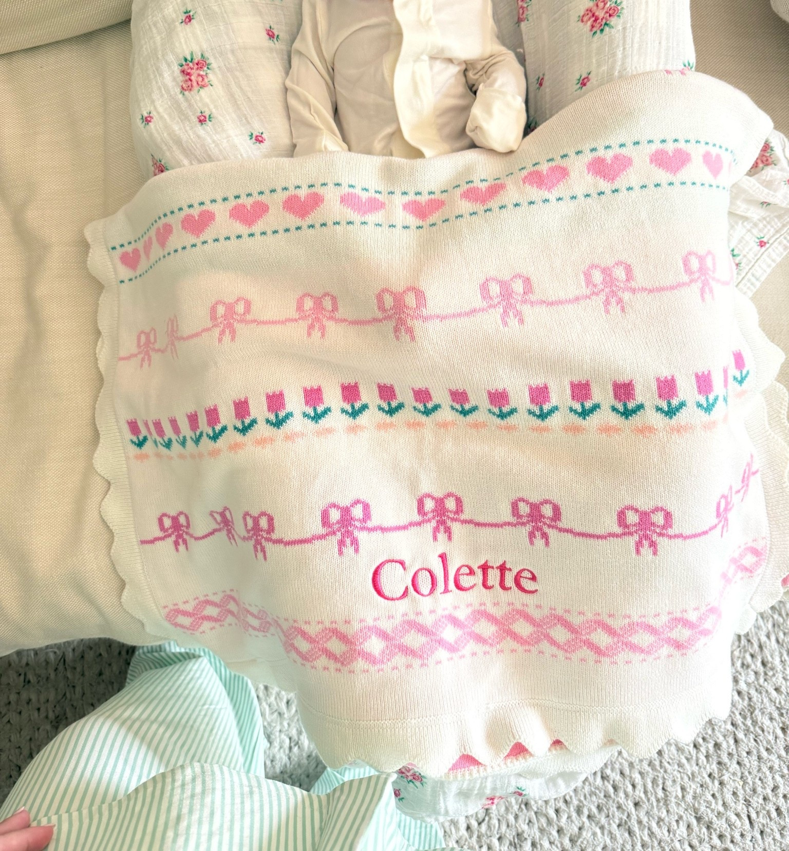 Love this customized blanket baby girl received as a gift!

#LTKmomlife #LTKBaby #LTKBump