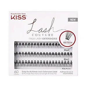 KISS Lash Couture Faux Lash Extensions Set, Lash Clusters, 20 Lash Strands Each, Varied Lengths, ... | Amazon (US)