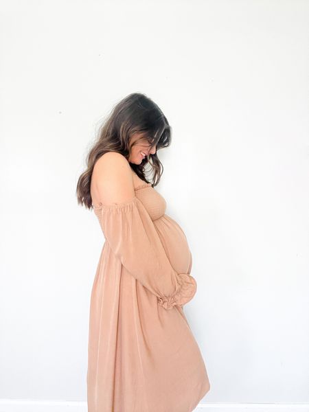 Maternity dress, baby shower dress, Amazon dress, post partum dress, midi dress, Amazon style

#LTKbump #LTKstyletip #LTKunder50