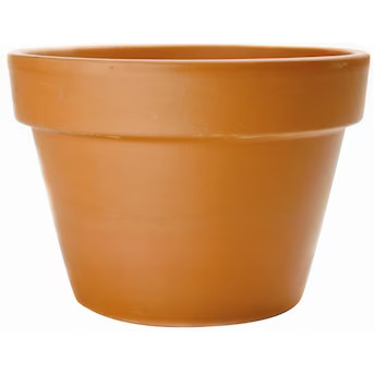 Pennington Cone 14.5-in W x 6.5-in L x 9-in H Terracotta Clay Indoor/Outdoor Planter Lowes.com | Lowe's