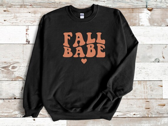 Fall Babe Sweatshirt Cute Fall Sweater Boho Autumn Shirt - Etsy | Etsy (US)