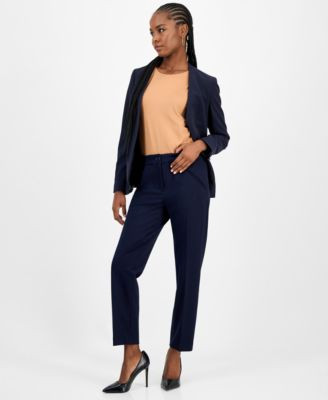 Bar Iii Women's Compression High-Rise Straight-Leg Pants, Macy's Exclusive - Bright Green | Macy's