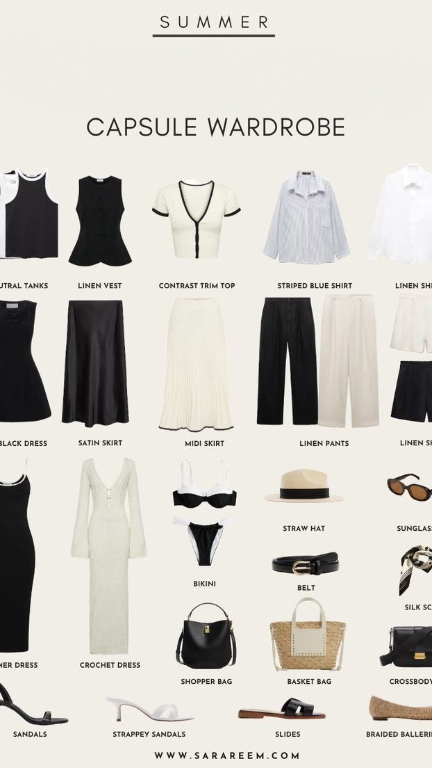 Summer capsule wardrobe ✨