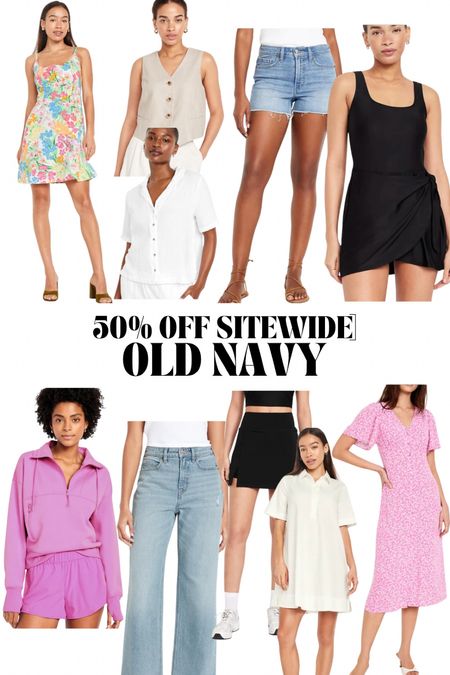 Old Navy is having a 50% off sitewide sale right now!! Stock up on your summer essentials, vacation outfits, kids PJs, shoes, swim & more!! 

#LTKkids #LTKsalealert #LTKswim