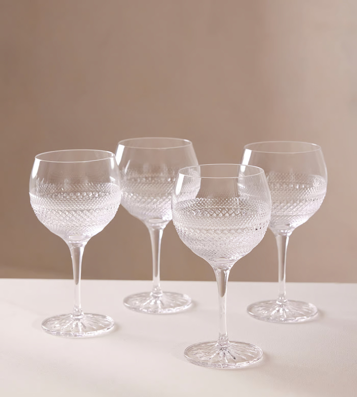 Huxley Cut Crystal Gin Glass, Set of four | Soho Home Ltd