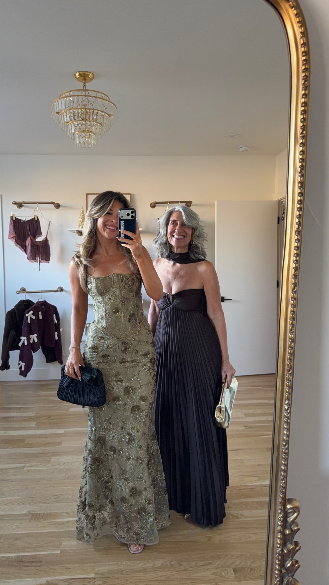 Mom and me wedding guest and formal event dresses 

Abercrombie code: CYBERAF
electric picks code: emerson20
Vici code: emerson30

Wearing my usual small/2
Mom sized down to xs

Wedding guest
Formal event
Black tie
Brocade
Metallic 
Pleated
Mother of the bride
Special occasion 

#LTKSeasonal #LTKHoliday #LTKWedding