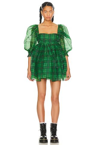Selkie The Puff Dress in Beth Plaid from Revolve.com | Revolve Clothing (Global)