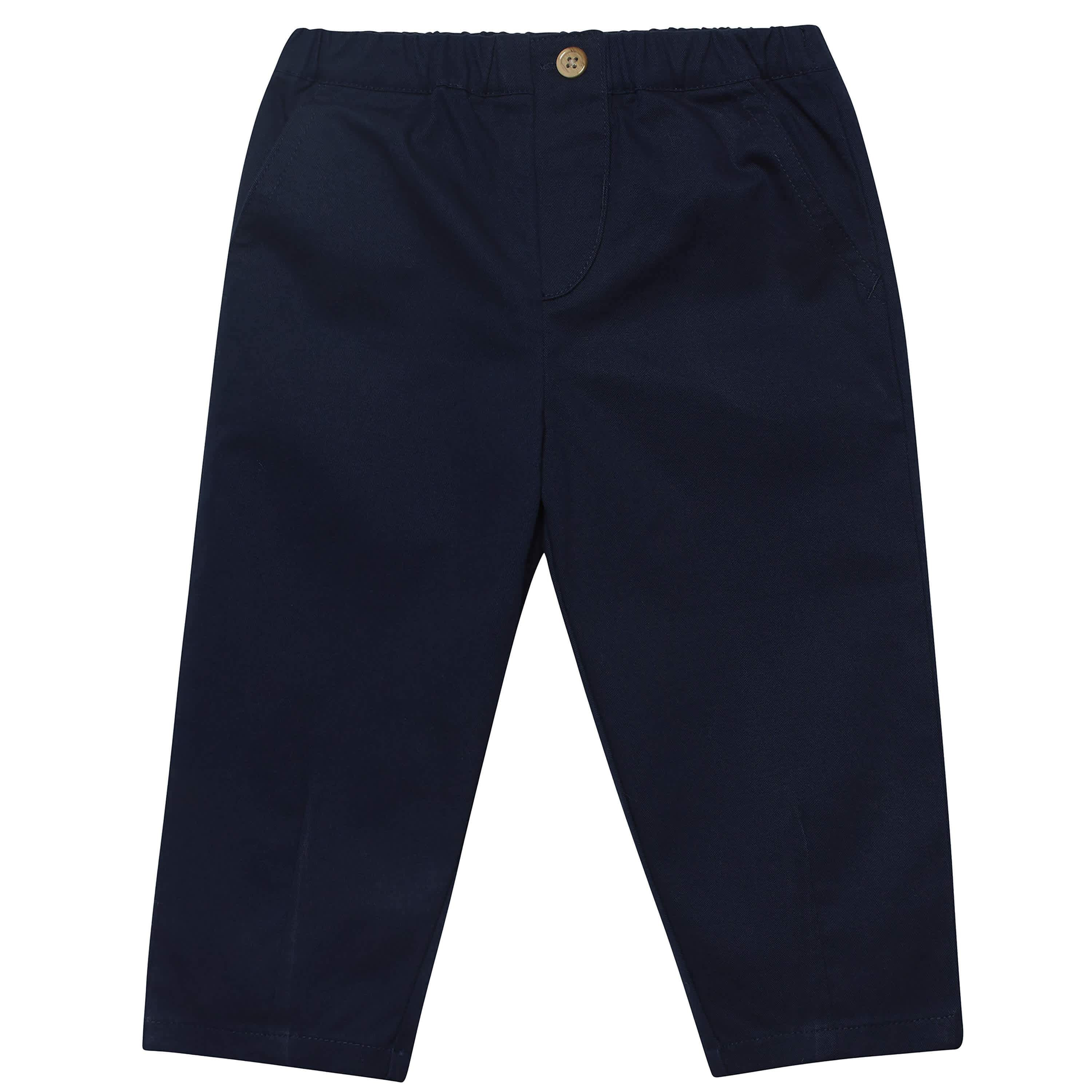 Infant & Toddler Boys Blue Canvas Pants | Gerber Childrenswear