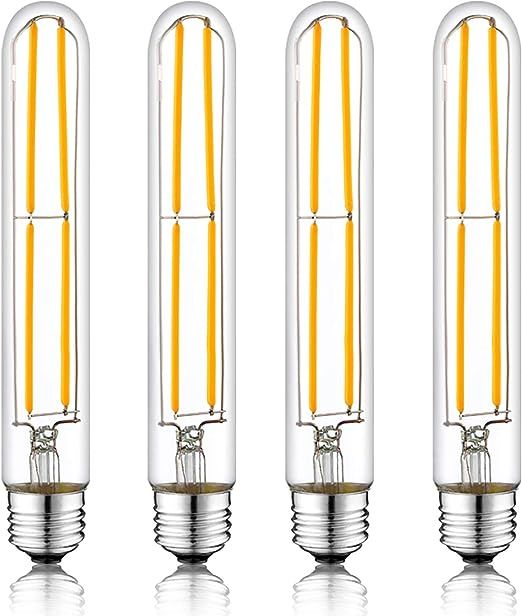 Novelux T10 Led Bulb, Soft White 2700K, 7.3 Inch Long Tubular Light Bulb, Dimmable Edison Led Bul... | Amazon (US)