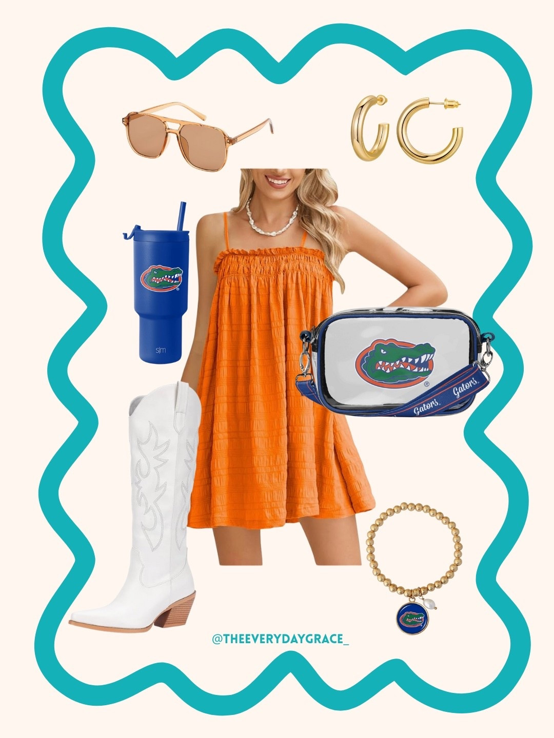 Game day outfit, football outfit, university of Florida 

#LTKFindsUnder100 #LTKStyleTip #LTKFindsUnder50