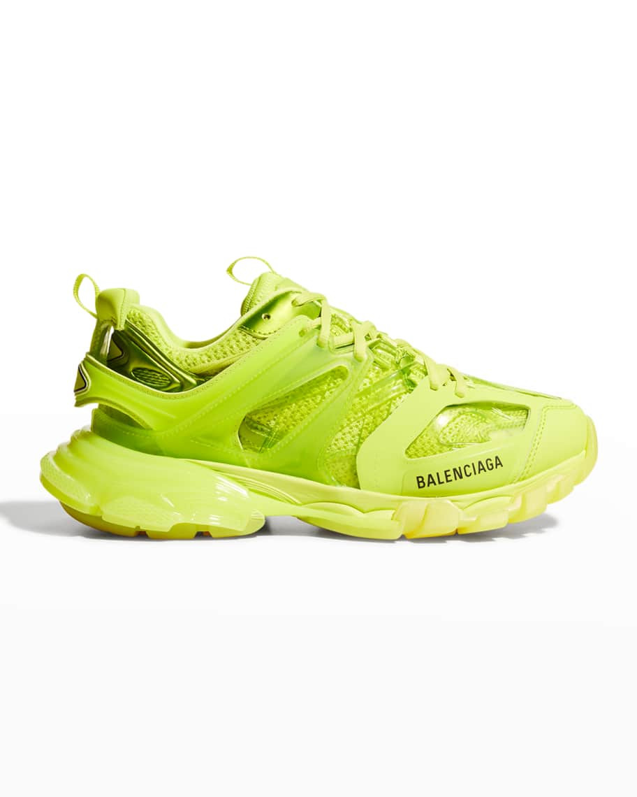 Balenciaga Track Clear-Sole Trainer Sneakers | Neiman Marcus