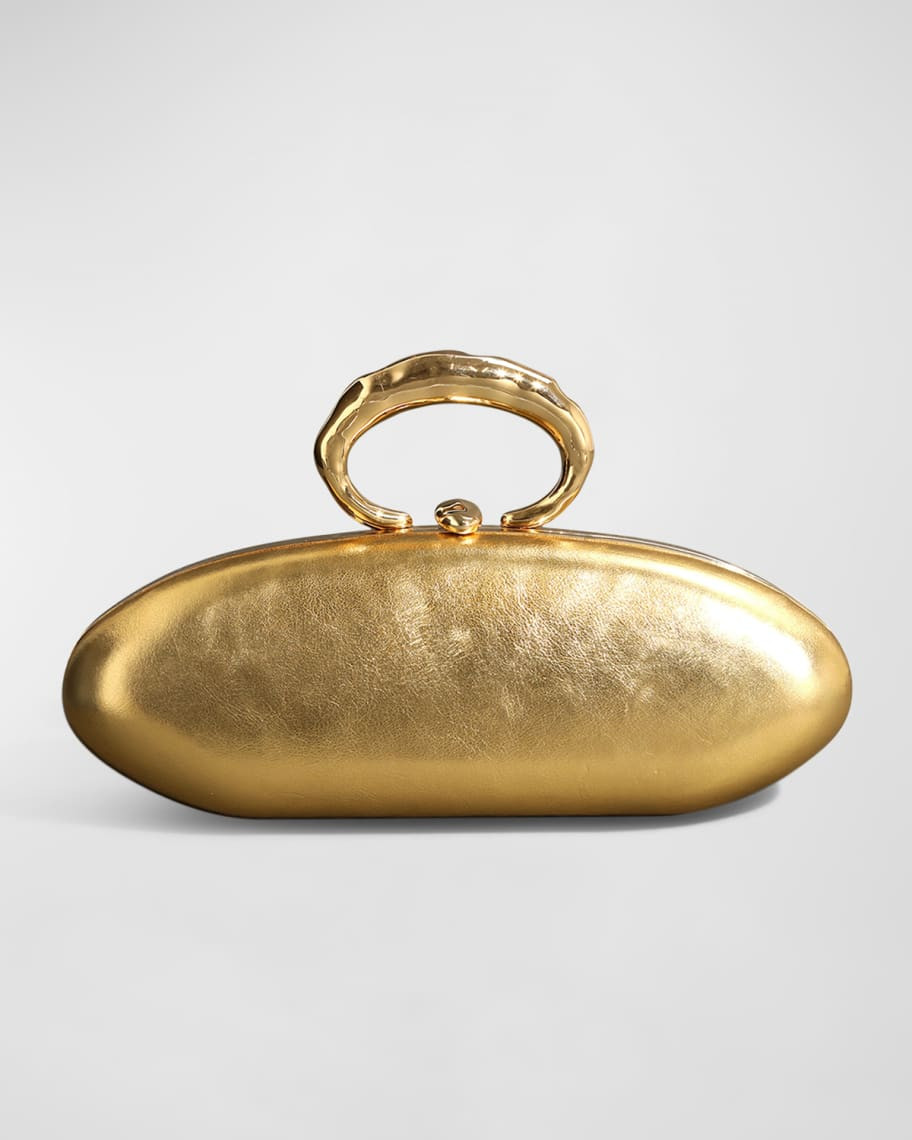 Molten Gold Bullet Minaudiere - Gold | Neiman Marcus