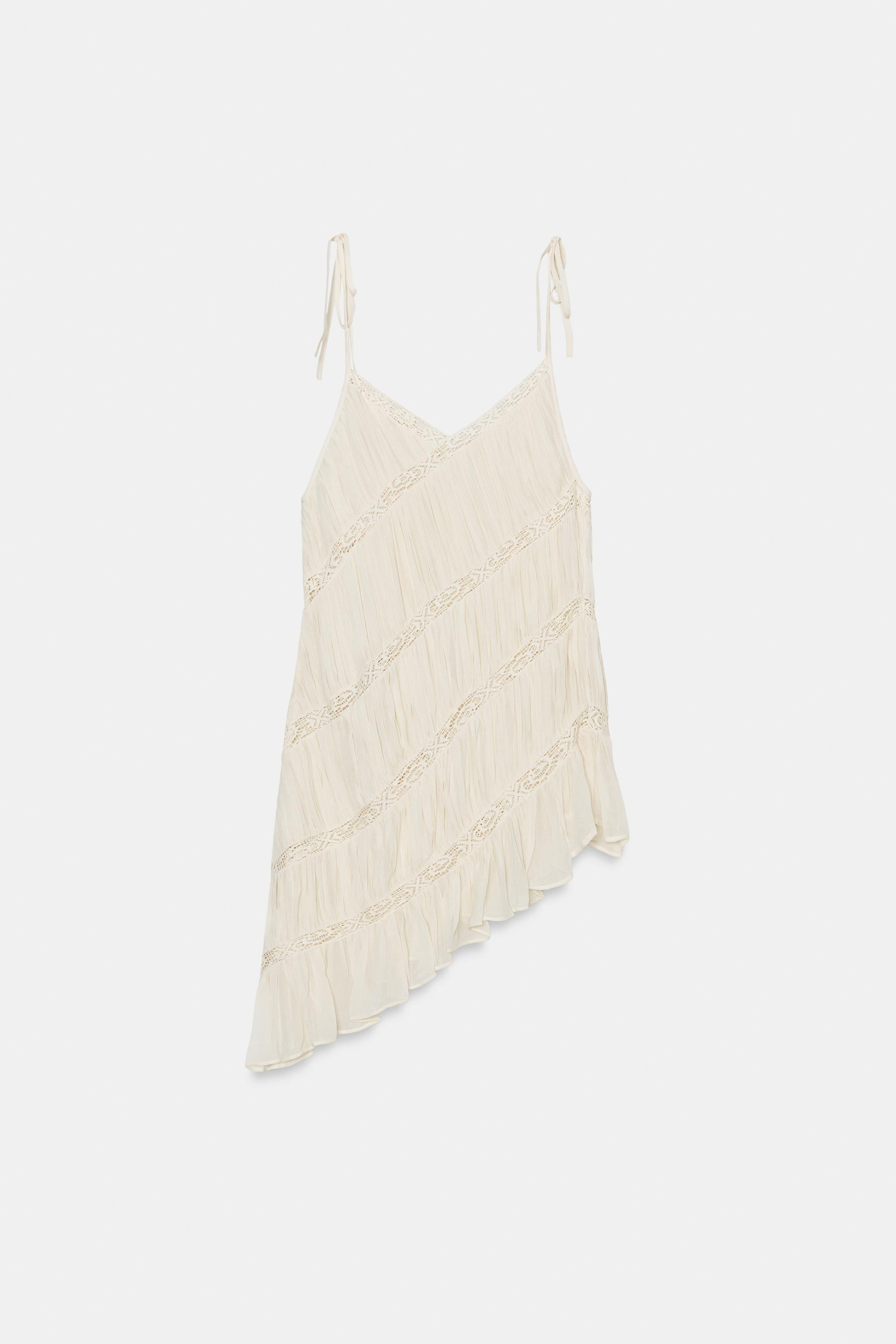 ZW COLLECTION ASYMMETRIC PLEATED TOP | Zara US