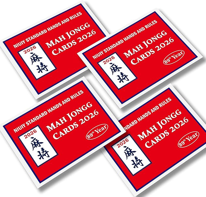 2026 Mahjong Card Official Mahjong Cards 2026-2026 Mahjong Card Official Large Print American Mah... | Amazon (US)