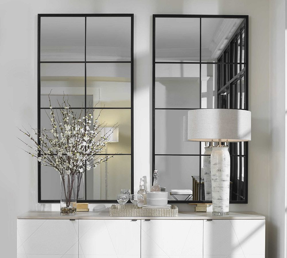 Alice Modular Windowpane Mirror | Pottery Barn (US)