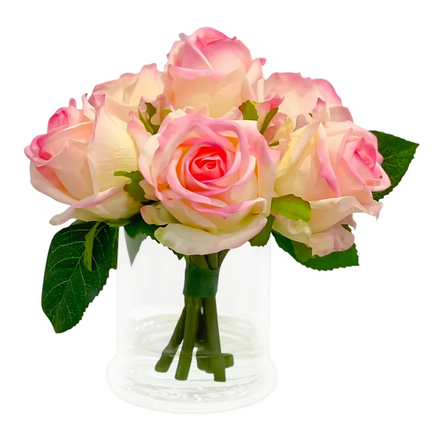 Rose Arrangement in Vase | Wayfair North America