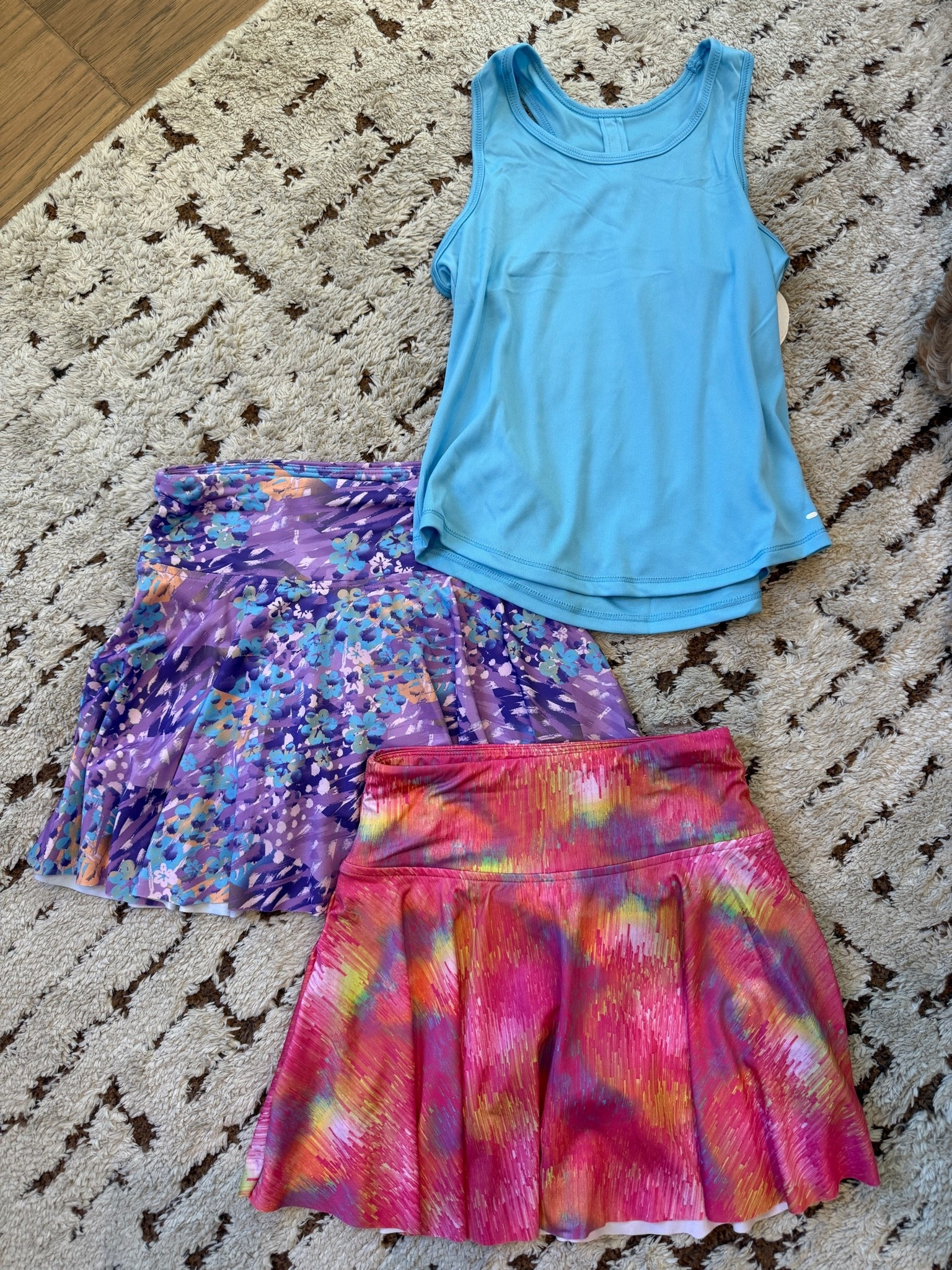 Girls skorts and tanks!