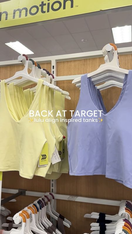 The lululemon align inspired tanks are back at target! Soft & ribbed with removable pad inserts 😍 Runs TTS! These are my FAVE tanks for working out & running 👏🏼

Target Style, Fit Fashion, Loungewear, Athleisure, Workout Fit 

#LTKVideo #LTKU #LTKfindsunder50