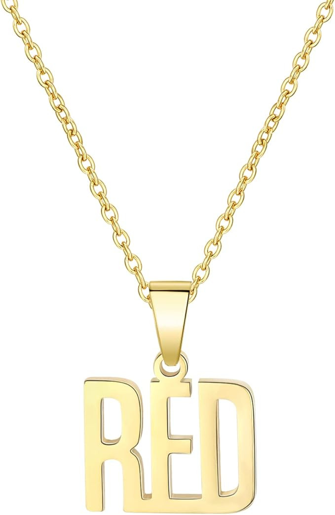 Holy rose Red Necklace Music Lover Gift Singer Gifts Singer Song Inspired Fans Gift | Amazon (US)