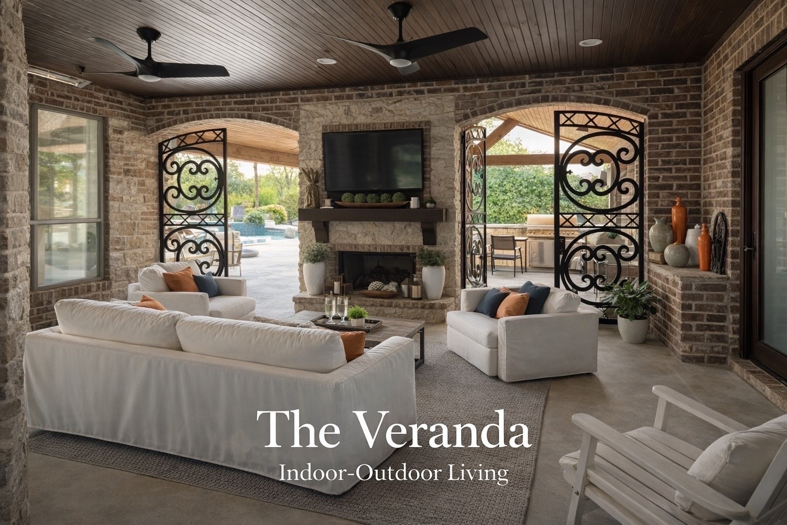 The Veranda ✨
where indoor comfort meets outdoor living
this is the space we use the most—morning coffee, late night chats, and everything in between 

#LTKHome #LTKdayinmylife
