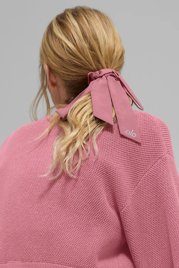 Love Knots Tie Scrunchie - Pink Wild Rose | Alo Yoga (US)