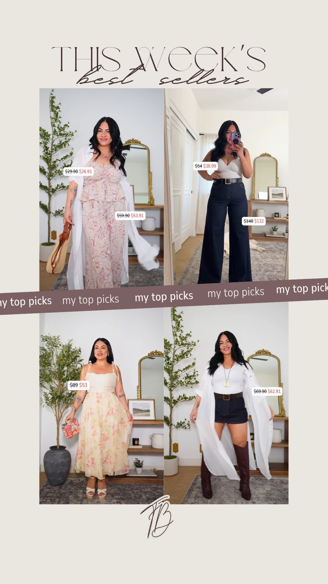 This weeks best sellers!!!

Best sellers, midsize, midsize outfits, Spanx, torrid, @Torrid @Spanx @Lulus , dresses, sale, sale finds, Tori block

#LTKSeasonal #LTKSaleAlert #LTKootd