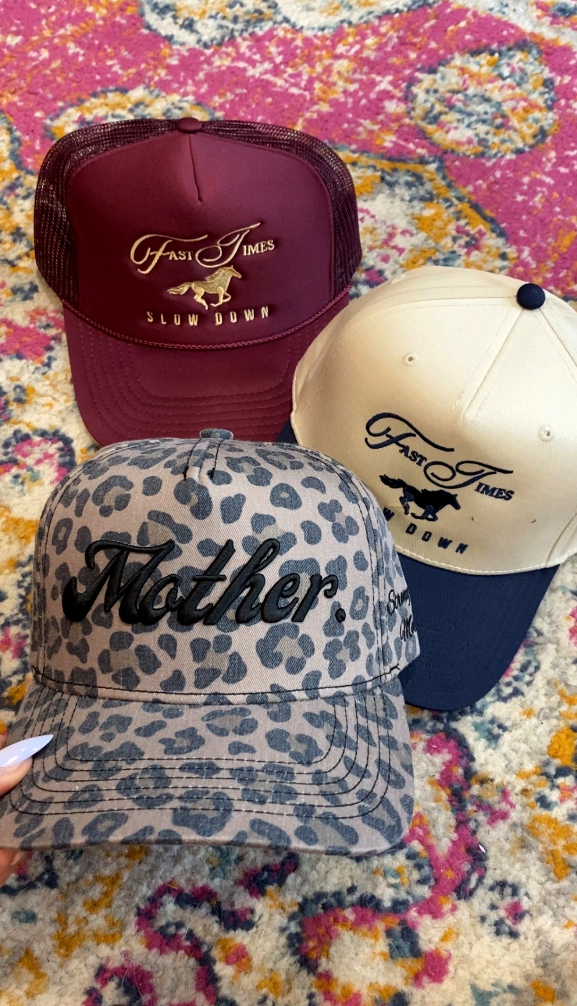 New haul of my favorite hats! Have had this “year of the horse” launch on repeat since it came in. Rounding up all my favorites (including the new floral print!) here for y’all! 

- trucker hats
- snap back hats
- mother hats


#LTKootd #LTKFestival #LTKmomlife