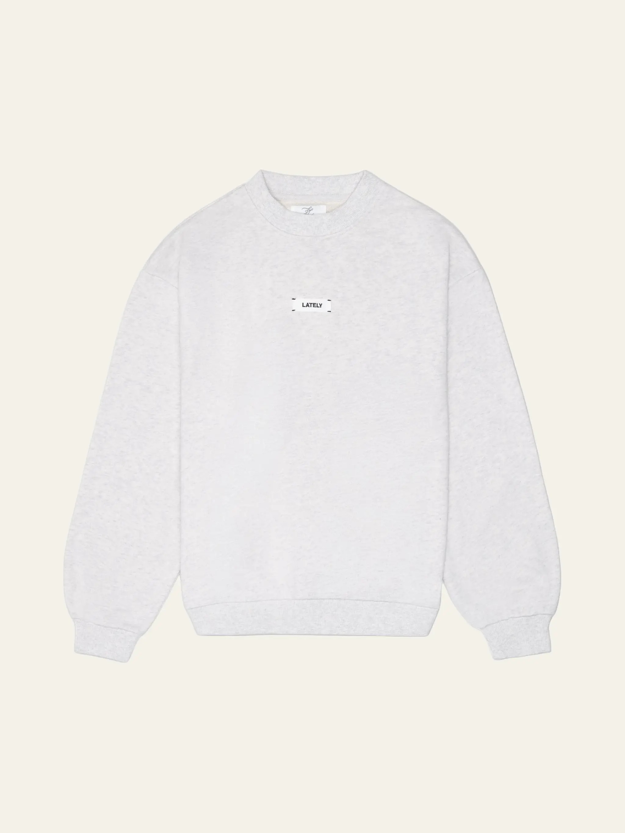 Core Crewneck Heathered Grey | Lately Lounge The Label