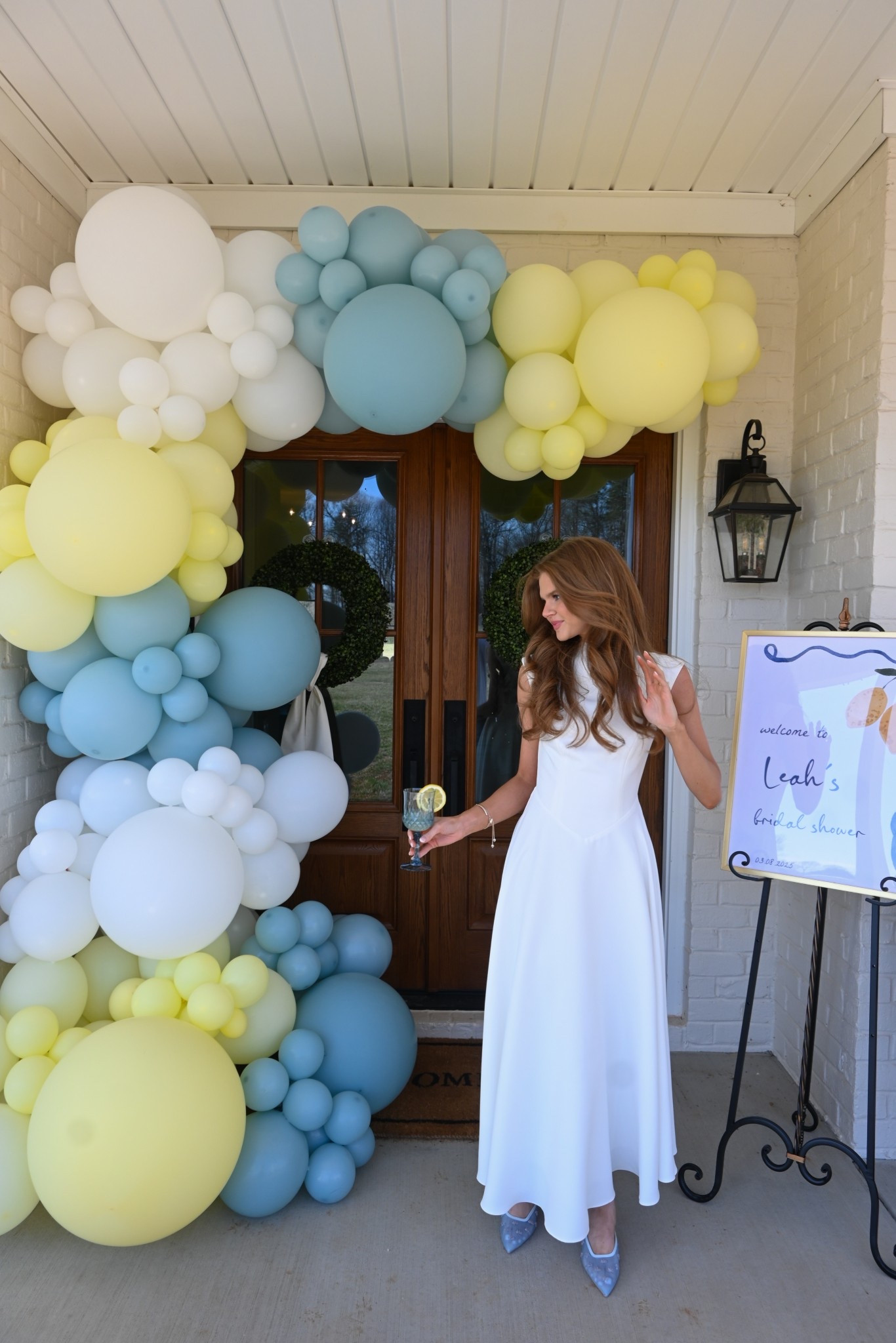 Bridal shower outfit 🍋🤍