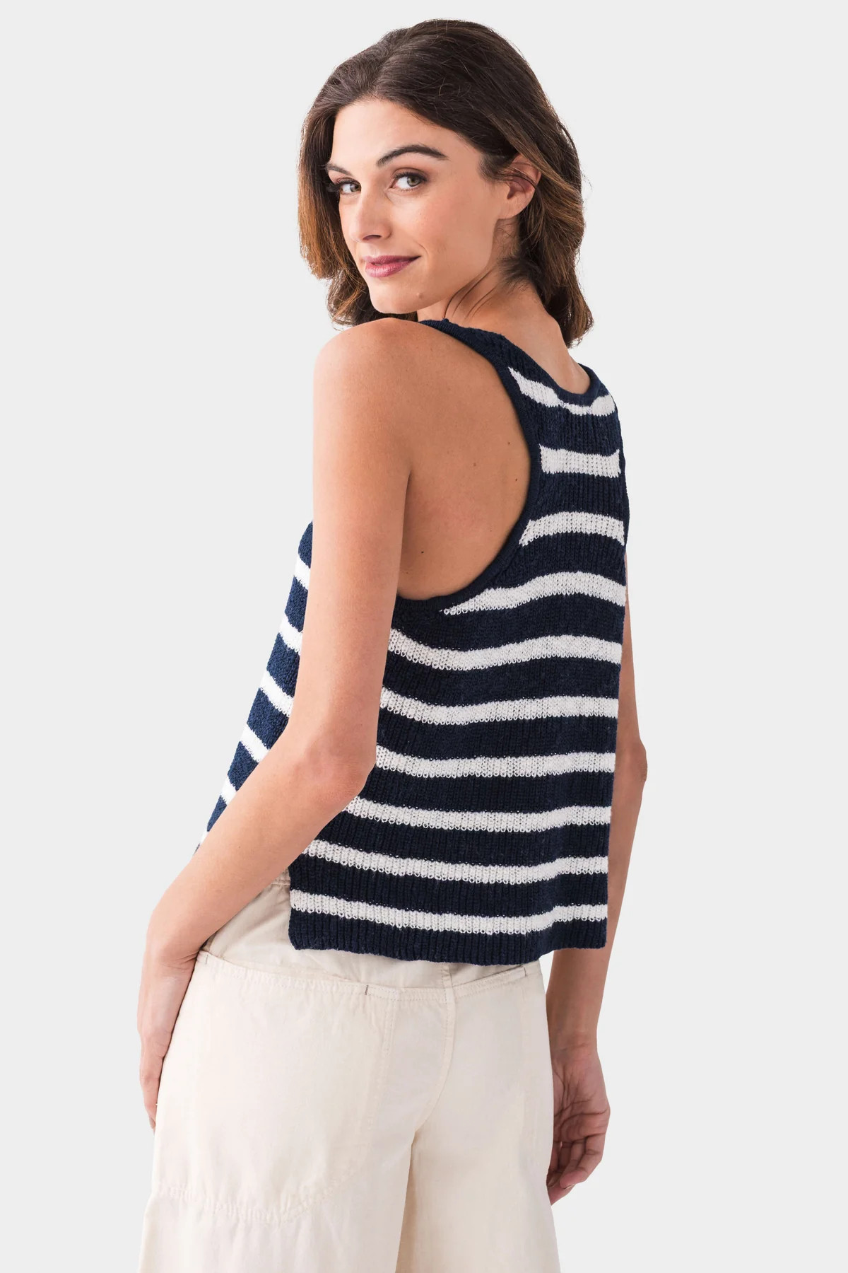 By Together Striped Sleeveless Knit Top | Social Threads