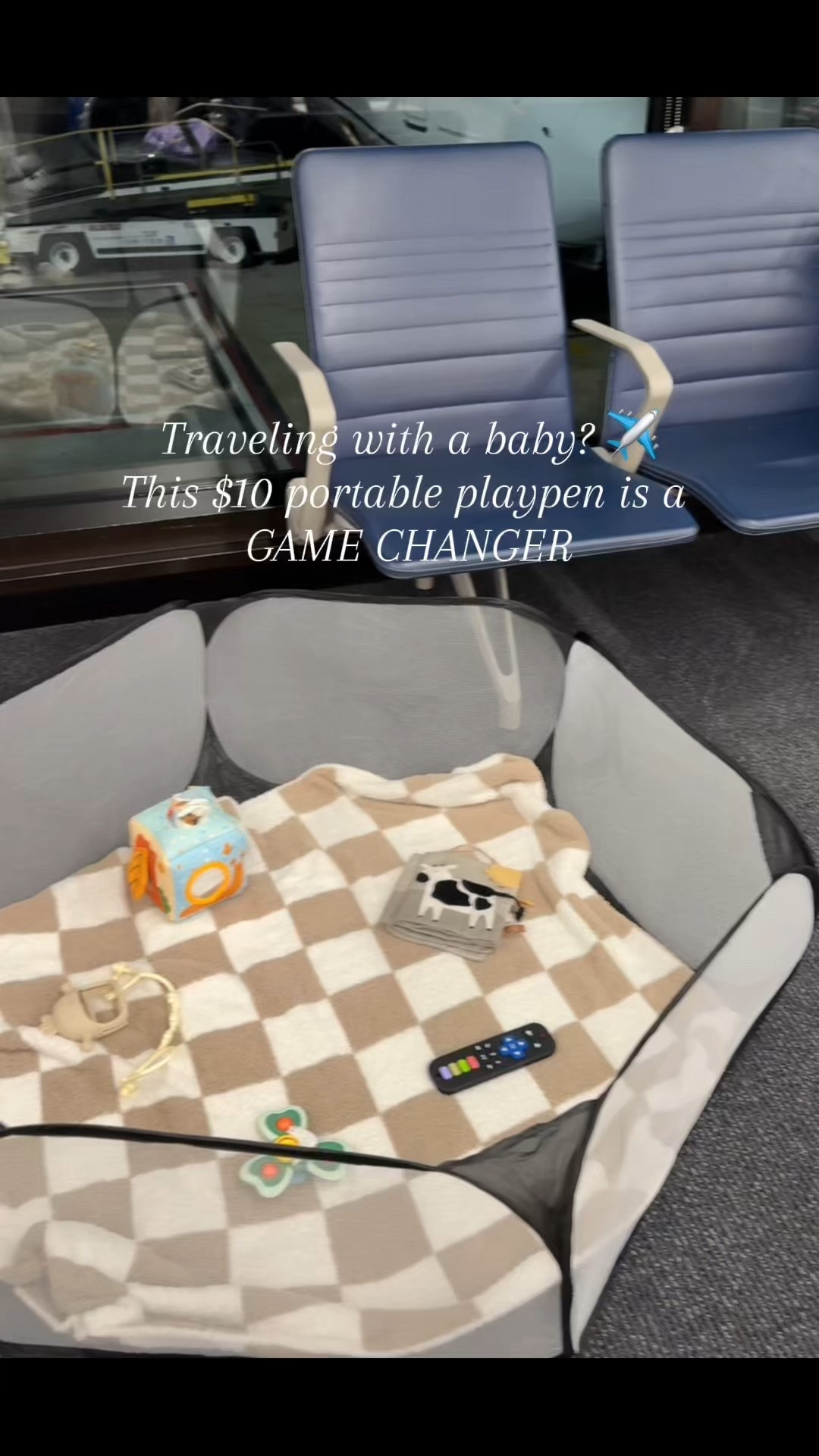 This $10 baby travel hack is going everywhere with us ✈️ A portable playpen that folds flat and fits in your bag = stress-free travel with a baby. Definitely a baby travel must have! 🤍 Comment PLAYPEN and I’ll send you the link! And as always, it’s linked in my bio! #babytravel #babyessentials #babypackinglist 

#LTKBaby #LTKmomlife #LTKTravel