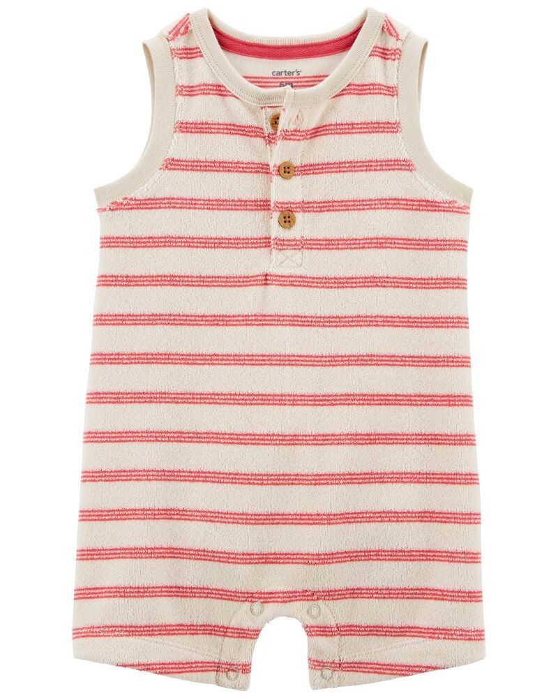 Striped Cotton Romper | Carter's