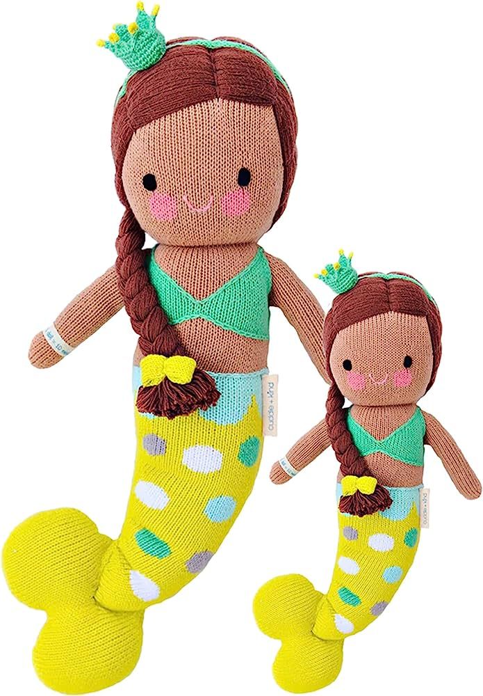 cuddle + kind Pearl The Mermaid Doll - Lovingly Handcrafted Dolls for Nursery Decor, Fair Trade H... | Amazon (US)