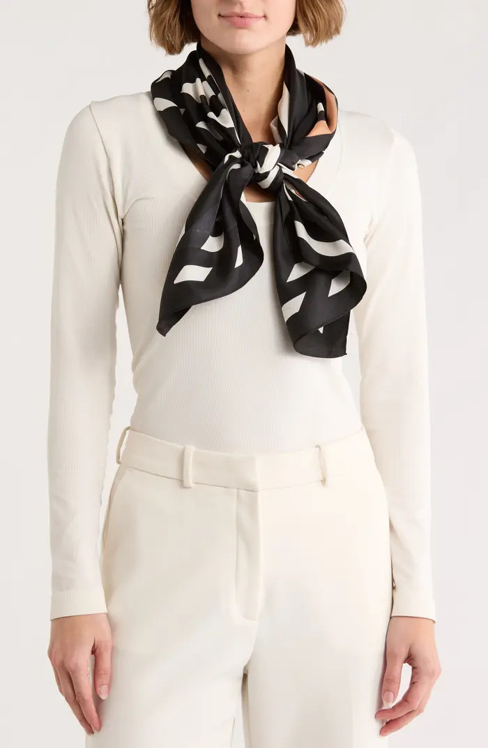 BCBG Diamond Geometric Square Scarf | Nordstromrack | Nordstrom Rack
