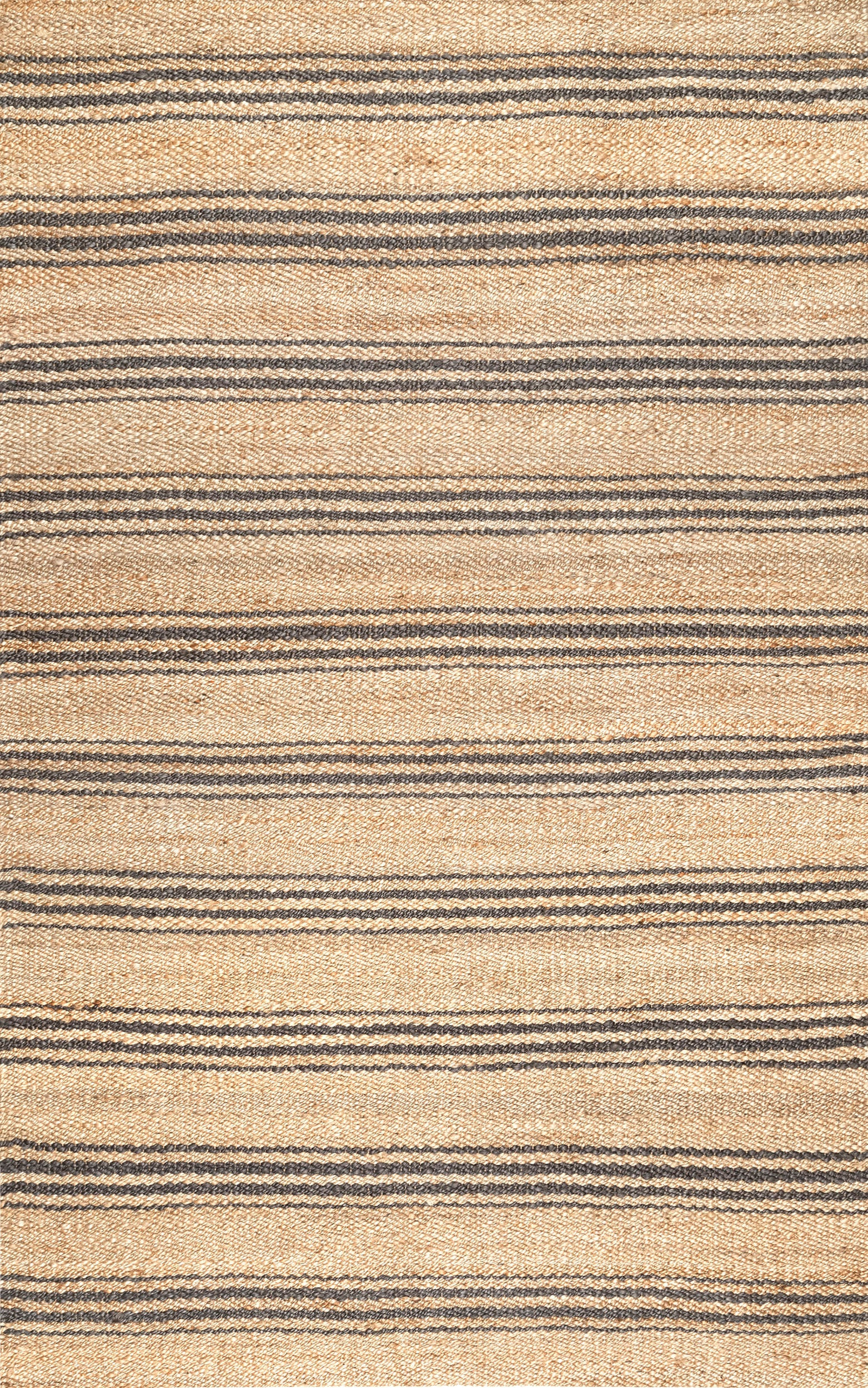 Sycamore Striped Jute Rug | Natural | Rugs USA