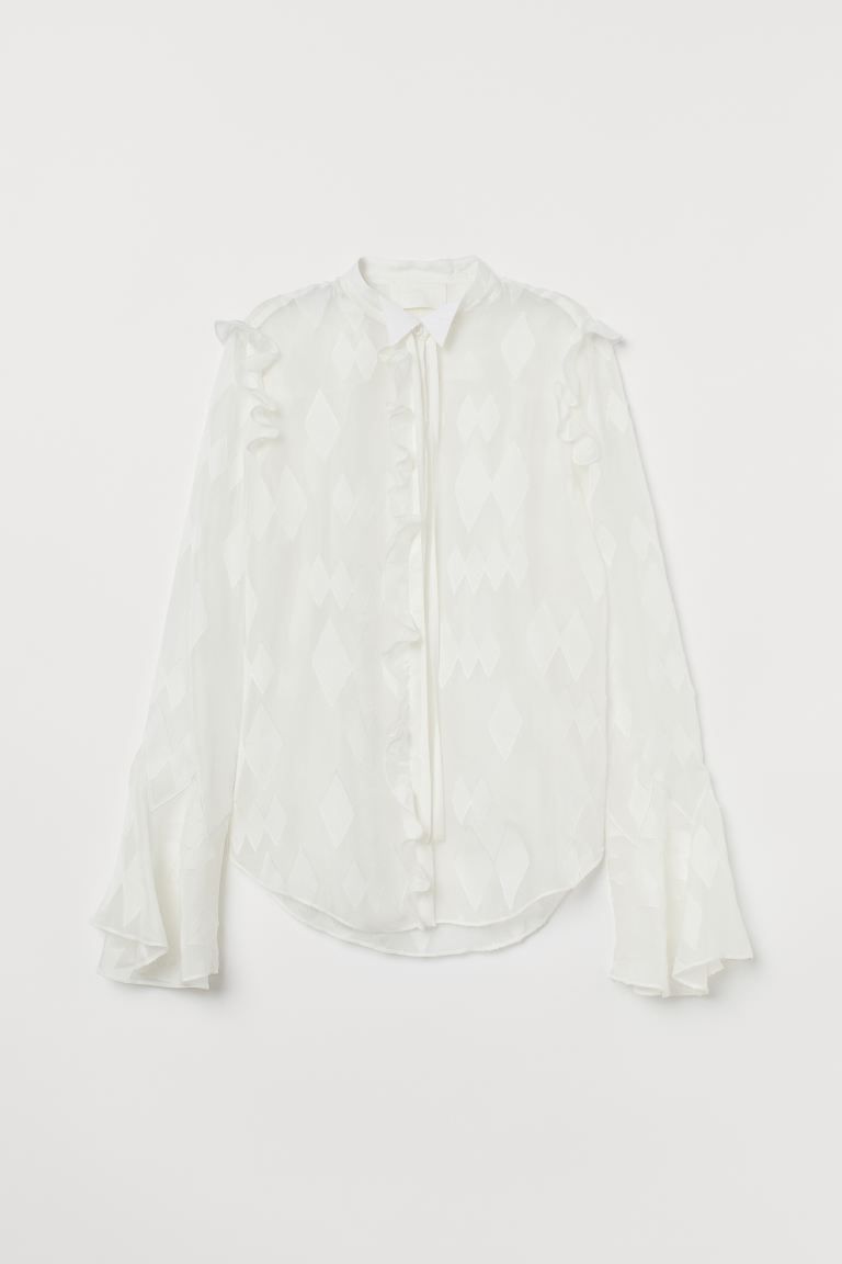 Silk-blend Blouse | H&M (US + CA)