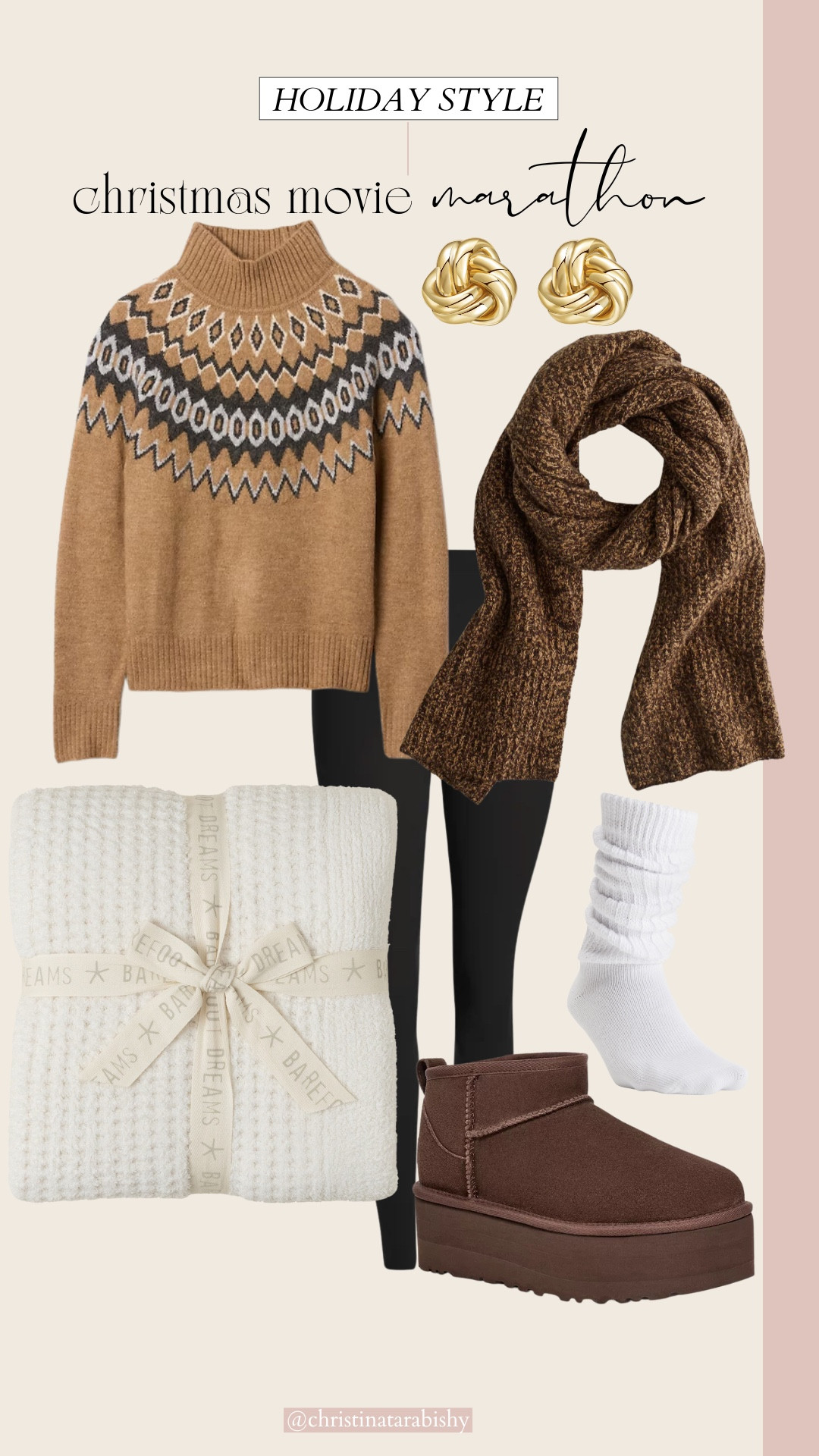 Cozy and comfortable Christmas holiday outfit. Fairisle sweater with Ugg boots  

#LTKFindsUnder100 #LTKHoliday #LTKSeasonal