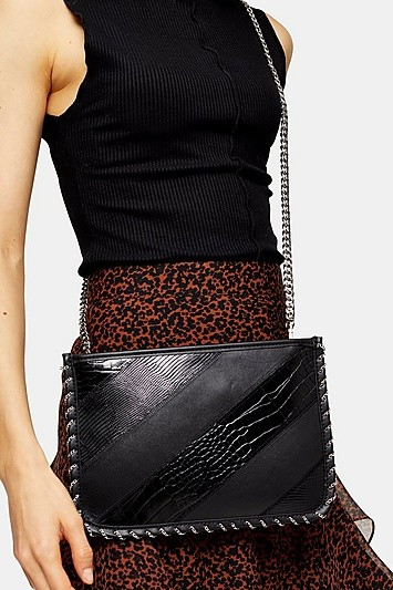 Mia Leather Black Purse - Black | Topshop US